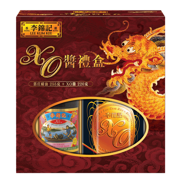 XO醬220克+舊庄特級蠔油255克禮盒 | XO Sauce 220g + Premium Oyster Sauce 255g Gift Box
