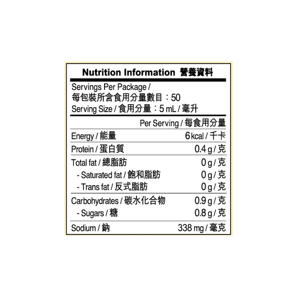 無麩質醬油 250毫升 | Gluten Free Soy Sauce 250ml