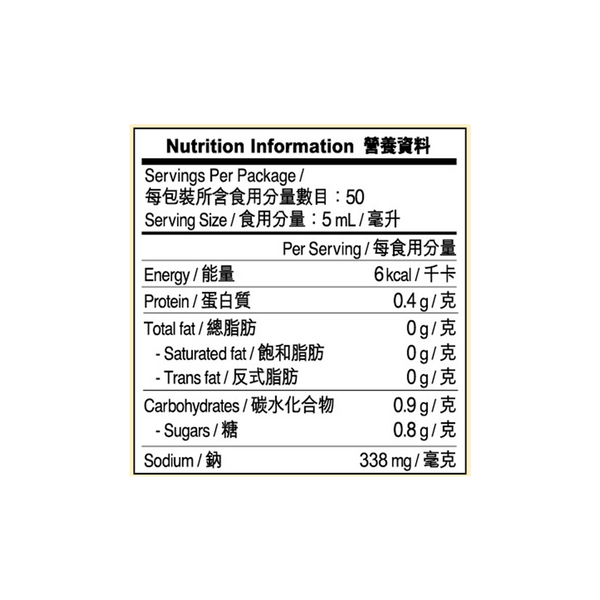 無麩質醬油 250毫升 | Gluten Free Soy Sauce 250ml