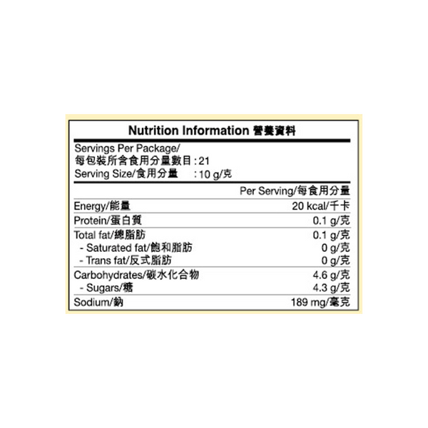 甜醬直立唧唧裝 210克 | Sweet Sauce Cheer Pack 210g