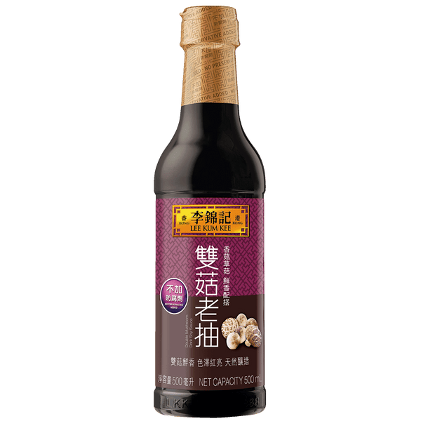 雙菇老抽500毫升 | Double Mushroom Dark Soy Sauce 500ml