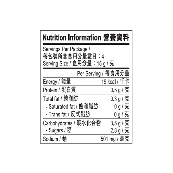 黑椒雞柳醬 60克 | Sauce for Black Pepper Chicken 60g