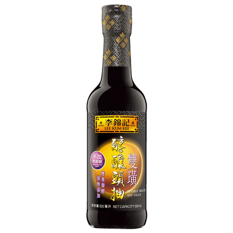 雙璜醇釀頭抽 500毫升 | Double Deluxe Soy Sauce 500ml