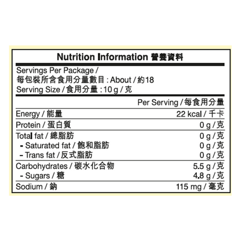 泰式甜辣醬 175克 | Thai Style Sweet Chili Sauce 175g