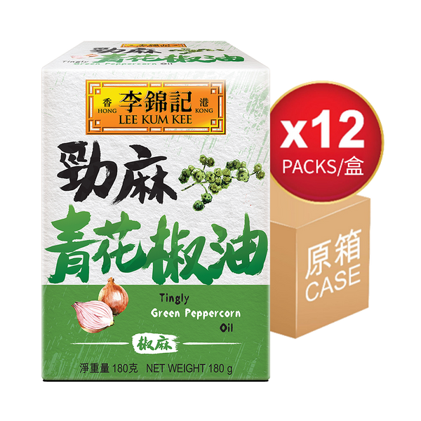 勁麻青花椒油 180克 X12(原箱) | Tingly Green Peppercorn Oil 180g X12（1 box)